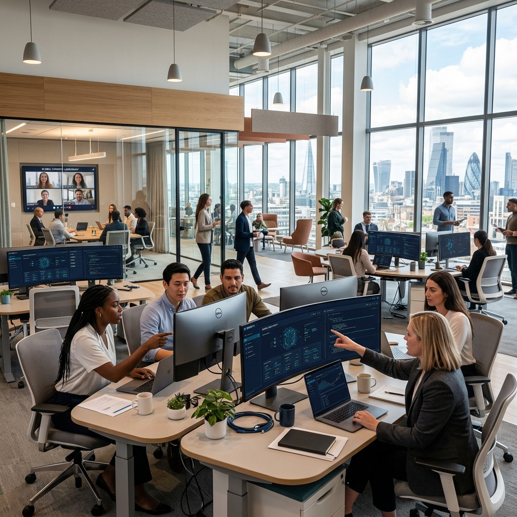 Enterprise team using Marvin for global collaboration