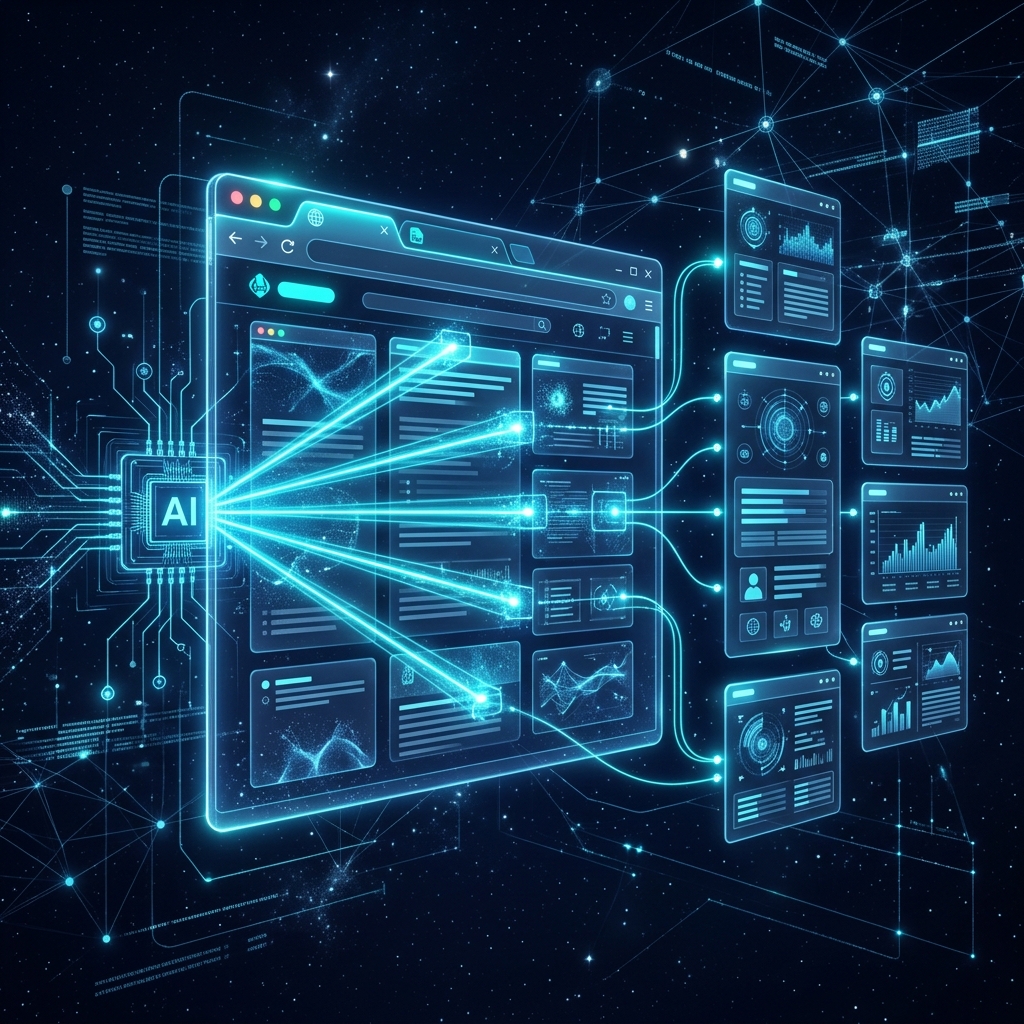 AI scanning and extracting web intelligence